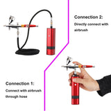 Upgraded Airbrush Kit Portable Auto Mini Air Brush Gun With Compressor Quiet For Art Cake Nail Model Painting Tattoo Manicure