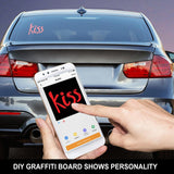 Smart Car LED Display on Rear Window 64X64Full Color Car Scrolling Message Screen APP Control Programmable LED Expression Panel