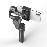 Durable Smooth Strong Phone Stabilizer 3-Axis Handheld Gimbal Bluetooth Smart Action Camera Selfie Sticks Black Camera Mount