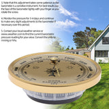 Wall Mounted Household Barometer Thermometer Hygrometer Weather Station Hanging Pressure hPa Gauge Air Weather Instrument