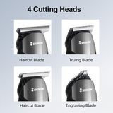 4IN1 Nose and ear Timmer Electric Razor Men's Shaver with clipper comb LCD display Trimmer for nose Eyebrow trimmer for men