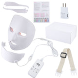 Photontherapy Facial Mask Machine Skin Rejuvenation Beauty 7 Colors LED Light for Acne Remover Anti Wrinkles Face Care Mask SPA