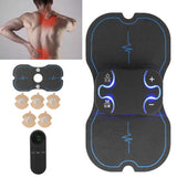 Electric Neck Shoulder Pulse Massager Adjustable Moxibustion Hot Compress Massager Patch Pain Relief TENS Muscle Stimulator