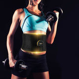 Abdominal Abs Toning Belt Vibration Fitness Massager Slimming Body Belts Electric Muscle Stimulator Trainer Waist Support