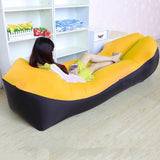 Inflatable Sofa Adult Beach Lounge Chair Fast Folding Camping Sleeping Bag Waterproof Bag Lazy Camping Sleeping Bags Air Bed
