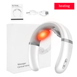 4D Health Care Tool Relaxation Physiotherapy Smart Electric Neck Massager Cervical Pain Relief Heating Compress Health Care