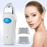 Microcurrent Ion Galvanic Mini Handheld Spa Device   Massage Heads USB Face Lift Beauty EMS Gel Facial Skin Care Machine