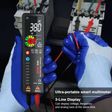 BSIDE 2.4’‘ LCD Voltage Detector Non-contact Circuit Volt Tester Pen Voltmeter NCV Socket Live Wire Check Hz Ohm Continuity