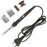 80W Digital Electric Soldering Iron Kit Set Temperature Adjustable 220V 110V  Welding Tool  Ceramic Heater Soldering Tips Rework