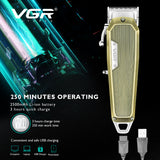Barber professional hair clipper full metal electric beard hair trimmer for men rechargeable hair cutting machine haircut