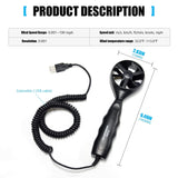 Replacement Wind Sensor Wand for BTMETER BT-856A BT-846A Pro HVAC Anemometer - (Sensor Vane ONLY, Anemometer NOT Included)