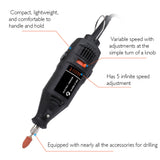 180W Electric Grinding Tool Set Portable Rotary Drill Grinder Versatile Cutting Polishing Sanding Machine Bits Engrave Tools Kit