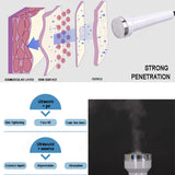 3 in 1 Ultrasonic Beauty Machine Ultrasound Facial Body Massager Detoxification Skin Deep Cleaning Wart Dark Spot Remover