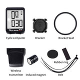 WEST BIKING Bike Computer Wireless Large Screen Waterproof With Backlight Bicycle Stopwatch Speedometer Cycling Accessory