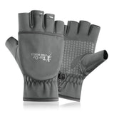 Fingerless Gloves with Flip Covers Winter Warm Flip Gloves for Fishing Cycling Camping Hiking Skiing Fishing goods