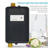 220 V 3800W 50Hz Mini Electric Instant Hot Water System Tankless Shower Heater Under Sink Tap Faucet Standard Water Heaters