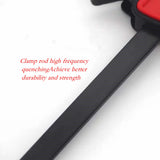 4 Inches Woodworking Work Bar F Clamp Clip Quick Ratchet Release Clip Heavy Duty Woodworking Bar Clamps Kit DIY Hand Tool