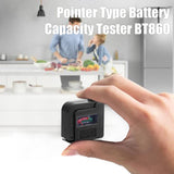 Battery Tester Checker BT860 Handheld Lightweight Universal Battery Voltage Tester Monitor for 1.5V/AA/AAA/9V Button Cell