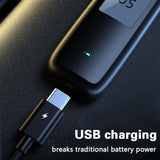 10pcs digital screen USB Charging LCD Digital Display Alcohol Tester Breathalyzer Non-contact for Drunk Driving Blowing Detector