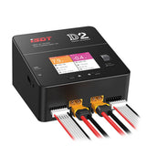 ISDT D2 200W 20A AC Dual Channel Output Smart Battery Balance Charger For 1-6S Li-Ion Life Nicd Nimh battery for RC Multicopter