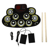 1Set Drum Drum Practice Tool Electronic Drum Electronic Hand-rolled Drum Kids Drum for Home Kids Gift
