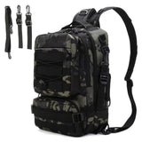 Fishing Tackle Backpack Storage Bag Outdoor Shoulder Backpack Water-Resistant Fishing Gear Bag Cross Body Sling Bag fishing bag
