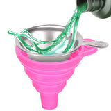 6 Pack 3D Printer Accessories Include Collapsible Silicone Funnels and Stainless Steel Resin Filter Cups