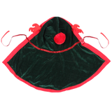 1pc Christmas Themed Pet Supplies  Dog Cloak with Hood Pet Dog Clothing
