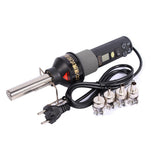 220V 450W 450 Degree LCD Adjustable Electronic Heat Hot Air Gun Desoldering Soldering Station IC SMD BGA Rework 4 Nozzle