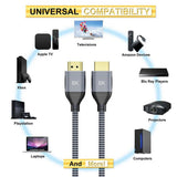HDMI-compatible 8K 60Hz Video Cable For Computer Laptop With TV Display High Definition E-sport Connector Home Audio Accessories