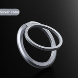 Portable Magnetic iPhone Stand Cell Phone Finger Ring Holder For iPhone 12 iPhone 13 Full Aluminum Alloy Adjustable iPhone Stand