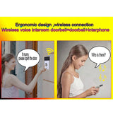 Smart Call Doorbell with Loud Voice, Clear Intercom 1 with 1 Wireless Voice Intercom Doorbell