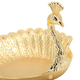 Elegant Plate Luxury Delicate Bird Style Dried Dish Fruit Plate Snack Tray Metal Home Nut Bowl For Table Decoration