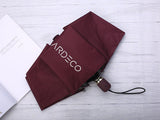 Luxury brands High Quality Camellia automatic umbrella rain women men folding UV sun transparent sunshade umbrellas
