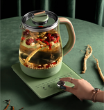 220V 1.8L Household Electric Glass Kettle Mini Electric Health Preserving Pot Multi Cooker Stewing Machine With Filter