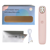 RF Beauty Vibration Eye Massager Electric Eye Protection Hot Compress LED Light Therapy Anti Wrinkle Eyes Care Face Massage Pen