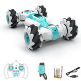 S-012 2.4G Mini Remote Control RC Car Stunt Double-Side Roll Rotary Car Gesture Induction Twisting Drift Off-Road Cars Kids Toys