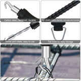 2 Pieces Automatic Rebar Tie Wire Twister, Rebar Tie Wire Twister Tool, Rebar Wire Twister Pull Tie Wire Twister, Concrete Metal