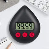 Electronic Digital Timer Kitchen Cooking Shower Study Stopwatch Alarm Clock Water Drop Electronic Cooking Countdown Time Timer