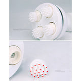 1PC Head Massager Multifunction USB Charging Electric Scalp Massager for Lady with 1pc Replacement Brush Head