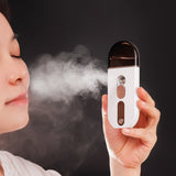 Portable Skin Analyzer Facial Moisturizing Sprayer 30ml Water Nano Mist Spray Moisture Tester Toner Essence Sprayer Hydration