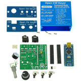 Open CW keyer MK2 KIT CW Speed Adjustable From 1 to 999 WPM With Aluminum Case