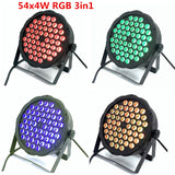 Led par lights 54x3W DJ Par LED RGBW Wash Disco Light 54x4W RGB 3in1 Windmill Color uv light DMX Controller effect light