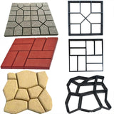 Mould Garden Floor Road Concrete Mould Jardin Green Tool Molds Concrete Step Pavement Paver Moldes De Plastico Para Yeso