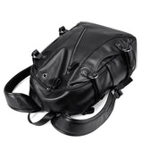 High Quality Women Men Travel Bag PU Leather Sports Bag Waterproof PU Leather Bag With USB Charging Port Computer Outdoor Bags