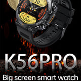 Bluetooth Call K56 Pro Smart Watch 1.39inch Men's Sports Fitness Tracker Heart Monitor Smartwatch For Android IOS 400mAh