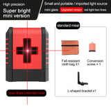 2-Lines Adjustable Laser Level 3-Degrees Self-Leveling/Alarm Cross Line Red/Green Beam Horizontal Vertical Calibrator Waterproof