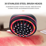 NEW Micro-current Meridians Scrape the body infrared detoxification massage comb hot dredging brush to promote blood relaxat