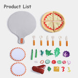 Pretend Play Set Simulation Food Cutting Pizza Fruits Vegetables Kitchen Series Plush Toys Play House Toy Set Kids Education Toy