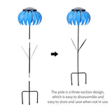 Waterproof Outdoor Backyard Diaplay Garden Stake LED Lighting Landscape Plug In DIY Craft Solar Flower Light Lawn Home Decor